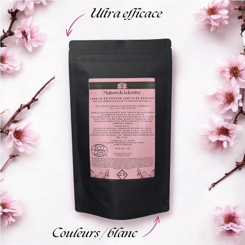 Lessive en poudre Ecologique et Efficace