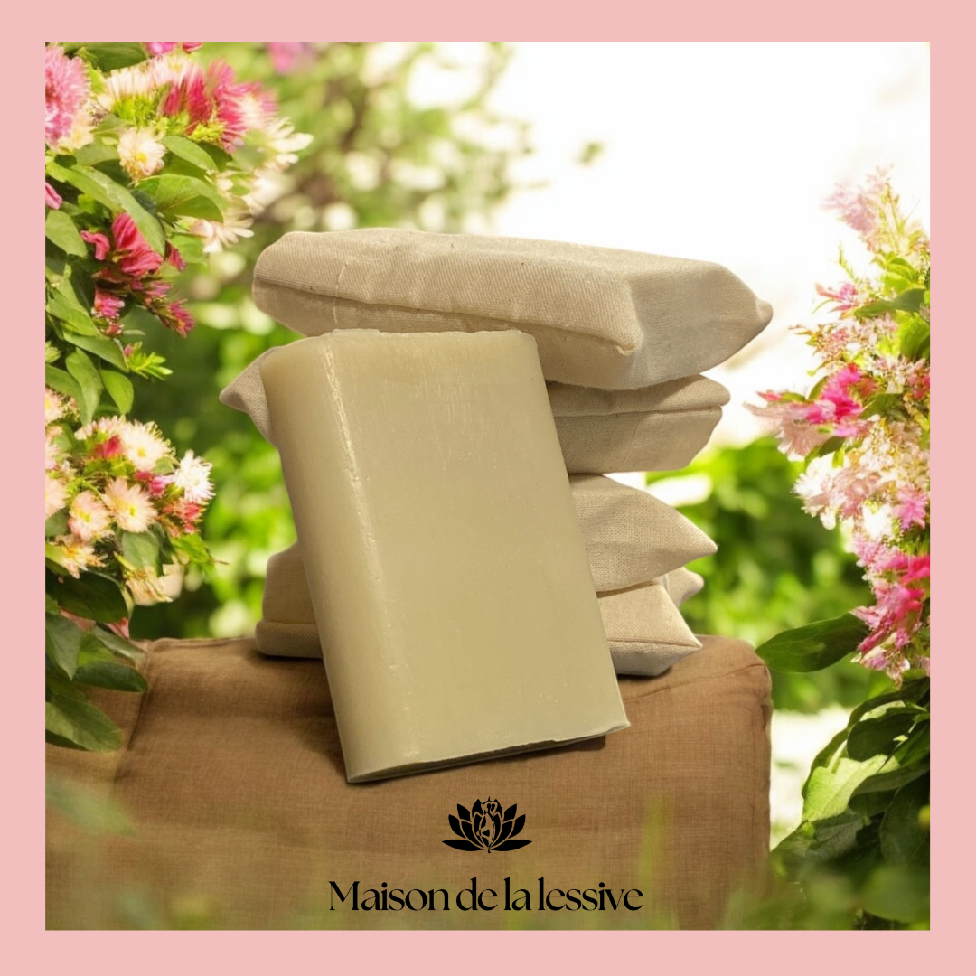 Savon détachant Mariette au fiel de bœuf 100g – détachant naturel puissant taches tenaces
