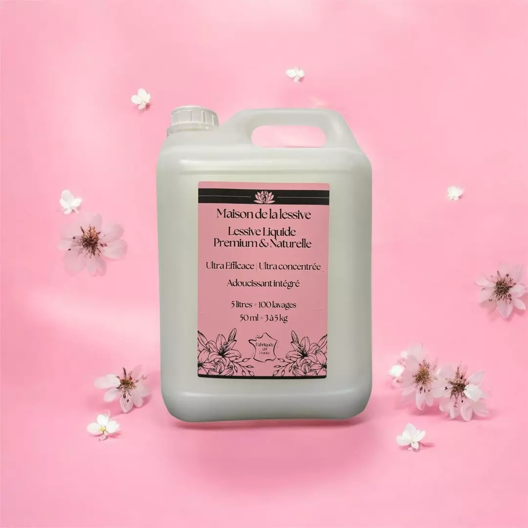 Lessive liquide naturelle 5 litres Ardennes — 100 lavages, 12,90€, 0,13€ par lavage