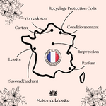 CARTE FRANCE de la fabrication francaise de lessive naturelle, écologique et économique