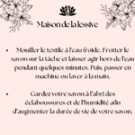 Recette et mode demploi de notre savon détachant textile naturel, pas cher et efficace sur toutes les tâches.