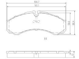 PLAQUETTES DE FREIN IVECO DAILY