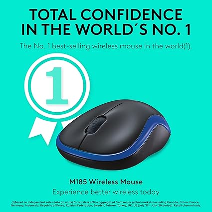Logitech M185 bleu001