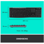 Clavier logitech MK270_007