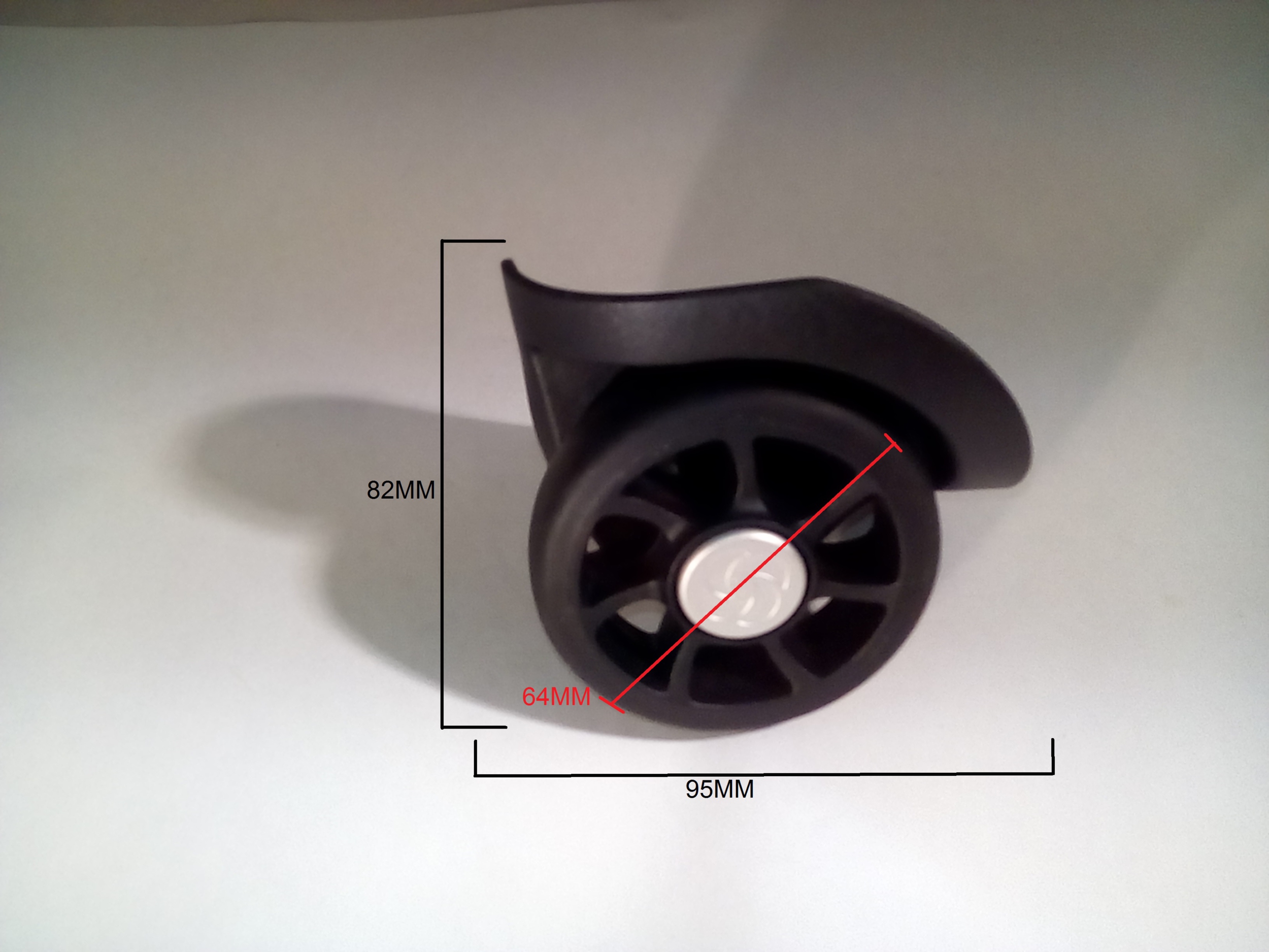 KIMISS Samsonite 1 paire de roues de rechange pour valises A65