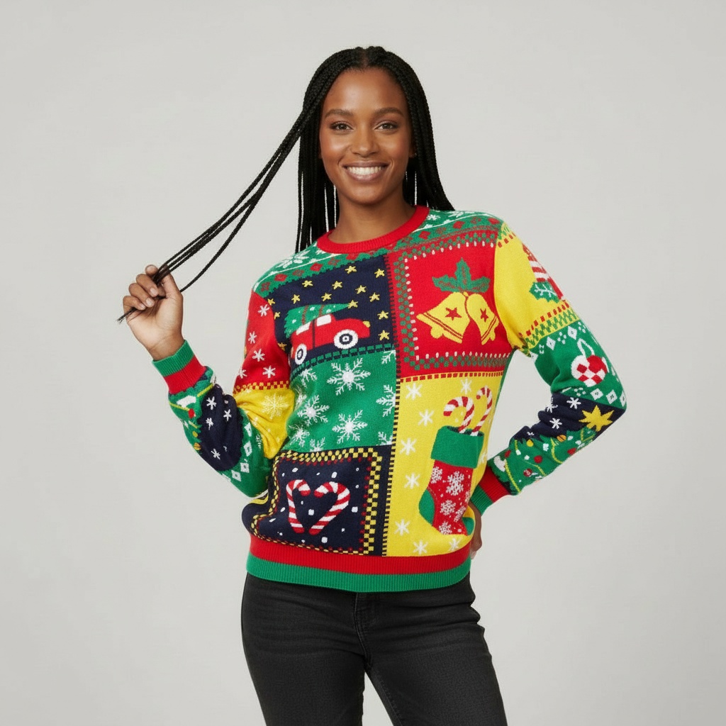 weihnachtspullover-patchwork-bio-baumwolle-damen