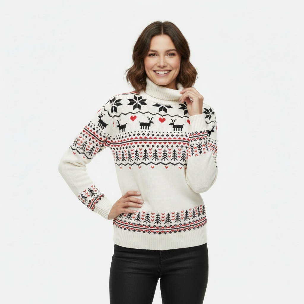 weihnachtspullover-rollkragen-winterzauber-bio-baumwolle-damen