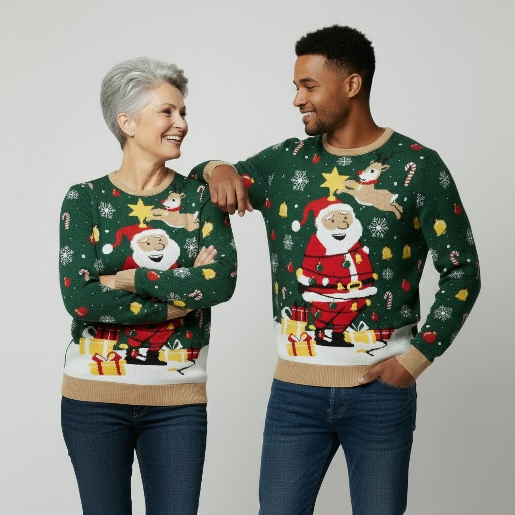 leuchtender-weihnachtspullover-verschmueckter-weihnachtsmann-led-damen