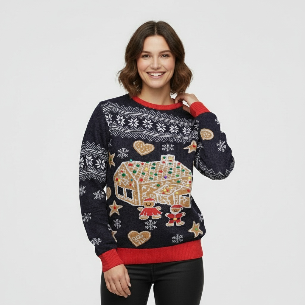 leuchtender-weihnachtspullover-lebkuchenhaus-led-damen