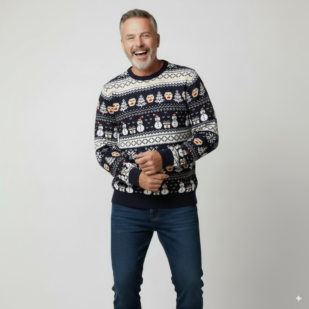 weihnachtspullover-weihnachtsglanz-blau-herren