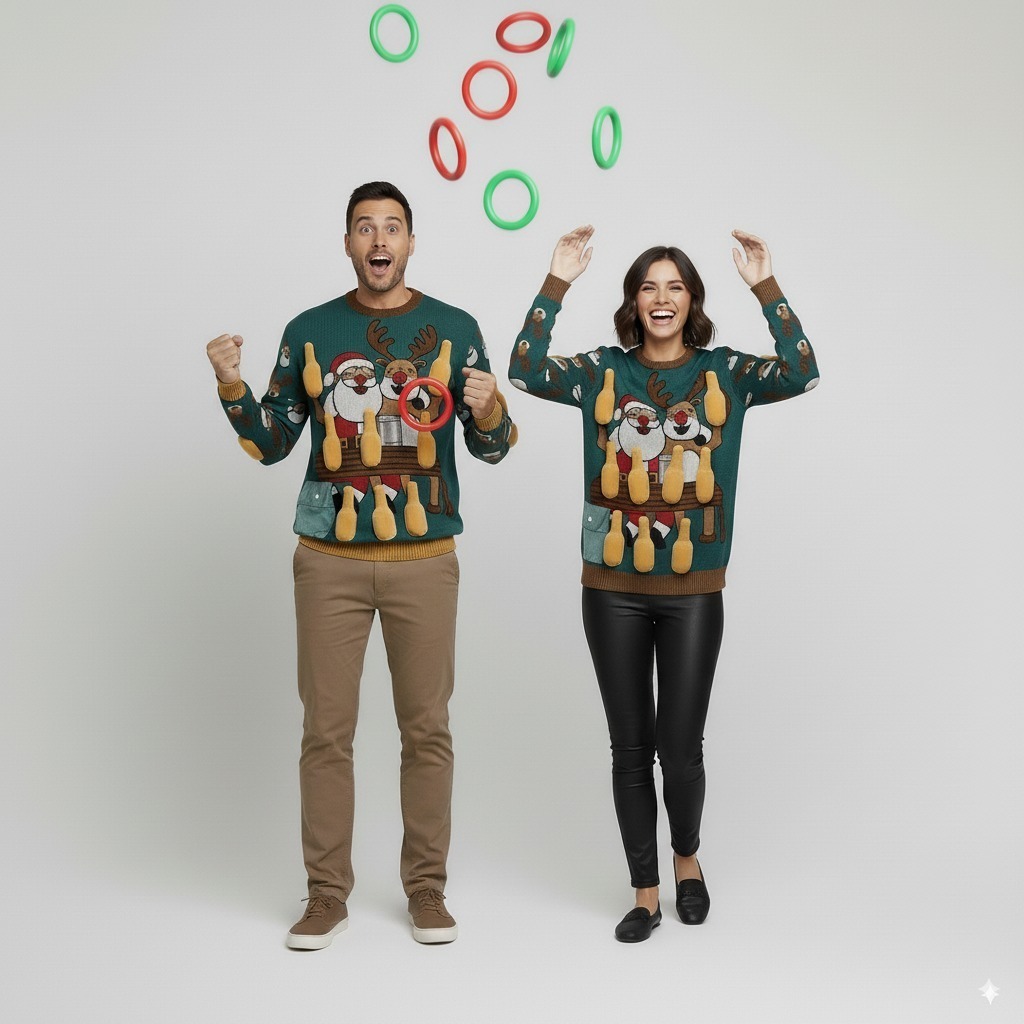 weihnachtspullover-wurfspiel-paar
