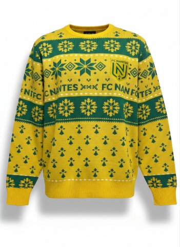 Personalisierter Weihnachtspullover FC Lorient – Sonderedition Weihnachten