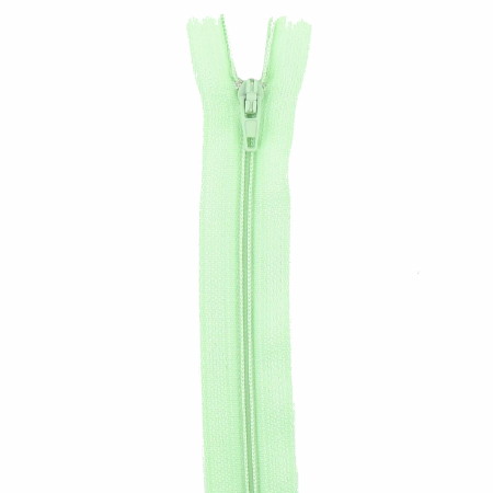 fermeture éclair nylon n°3 non séparable 15 cm vert d’eau