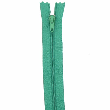 fermeture éclair nylon n°3 non séparable 18 cm vert