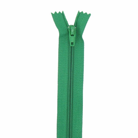 fermeture éclair nylon n°3 non séparable 18 cm vert sapin