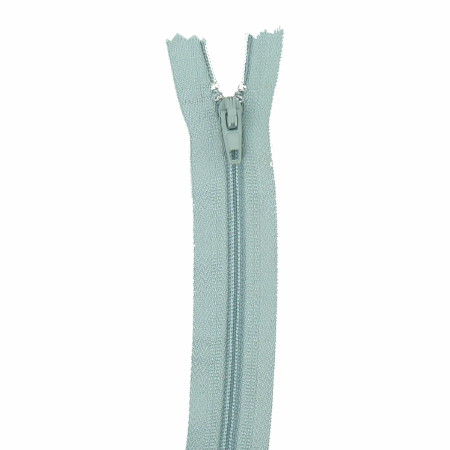 fermeture éclair nylon n°3 non séparable 18 cm gris acier