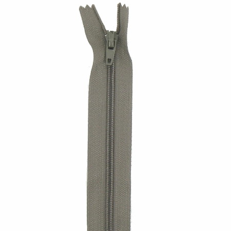 fermeture éclair nylon n°3 non séparable 20 cm beige foncé