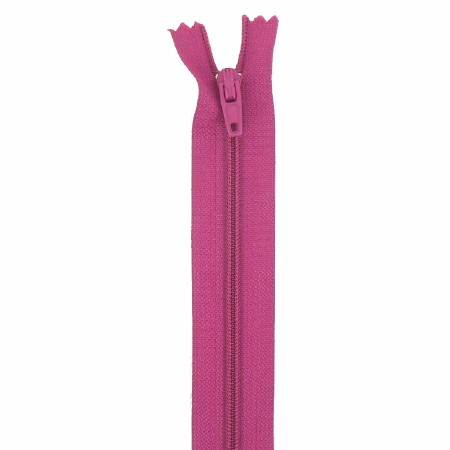 fermeture éclair nylon n°3 non séparable 20 cm violine