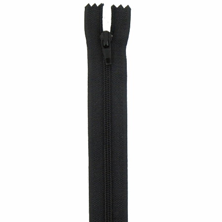 fermeture éclair nylon n°3 non séparable 20 cm noir