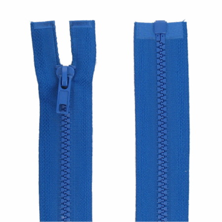 Fermeture éclair injectée séparable 75 cm bleu roi