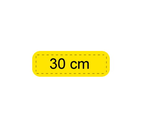 Fermeture séparable injecté 30 cm