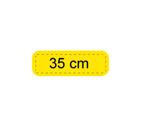 Fermeture séparable injecté 35 cm