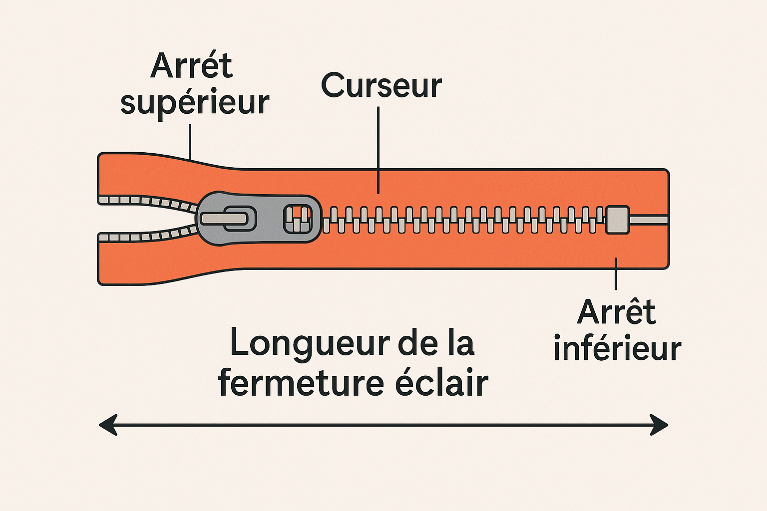 acheter fermetures éclair
