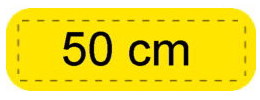 fermeture éclair injectée séparable n°5 50 cm – gamme de couleurs