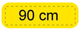 fermeture éclair injectée séparable n°5 90 cm – gamme de couleurs