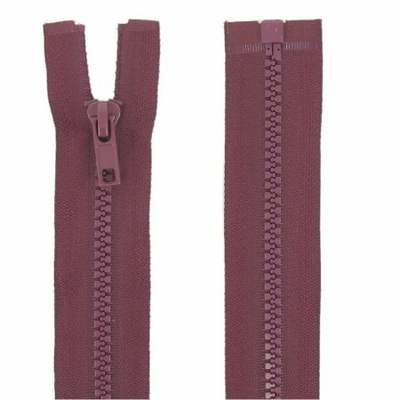 fermeture éclair injectée séparable 35 cm bordeaux