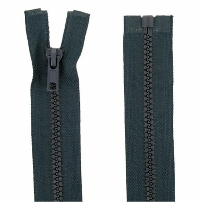Fermeture éclair injectée séparable 75 cm gris foncé
