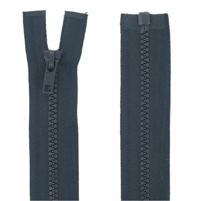 Fermeture éclair injectée séparable 50 cm bleu marine