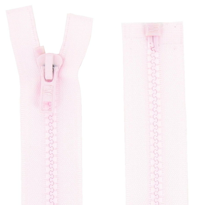 Fermeture éclair injectée séparable 85 cm rose clair