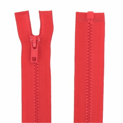 Fermeture éclair injectée séparable 90 cm rouge vif