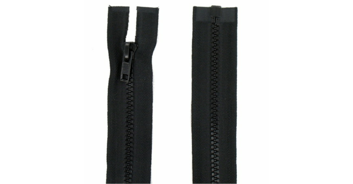Fermeture Eclair 75 Cm Fermeture éclair Séparable étanche #5 Noir 75 Cm - Pour Manteaux, Vestes, Vêtements De Travail, Tentes Fermeture éclair Pour Blouson
