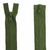 fermeture éclair double curseur injectée 75 cm vert armé