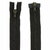 fermeture éclair double curseur métal séparable 65 cm marron