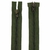 fermeture éclair double curseur métal séparable 80 cm kaki