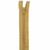 fermeture éclair nylon n°3 non séparable 15 cm gold