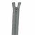 fermeture éclair nylon n°3 non séparable 15 cm gris
