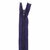 fermeture éclair nylon n°3 non séparable 18 cm prune