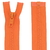 fermeture éclair injectée séparable 30 cm orange