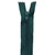 fermeture éclair nylon n°3 non séparable 25 cm vert foncé