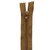 fermeture éclair nylon n°3 non séparable 30 cm marron clair