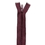 fermeture éclair nylon n°3 non séparable 30 cm bordeaux