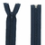 fermeture éclair spirale n°6 séparable 60 cm bleu marine