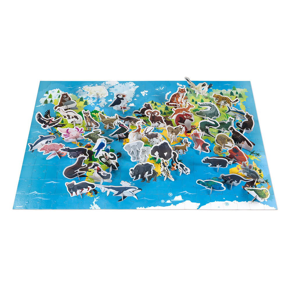 puzzle-educatif-geant-les-animaux-menaces-200-pieces
