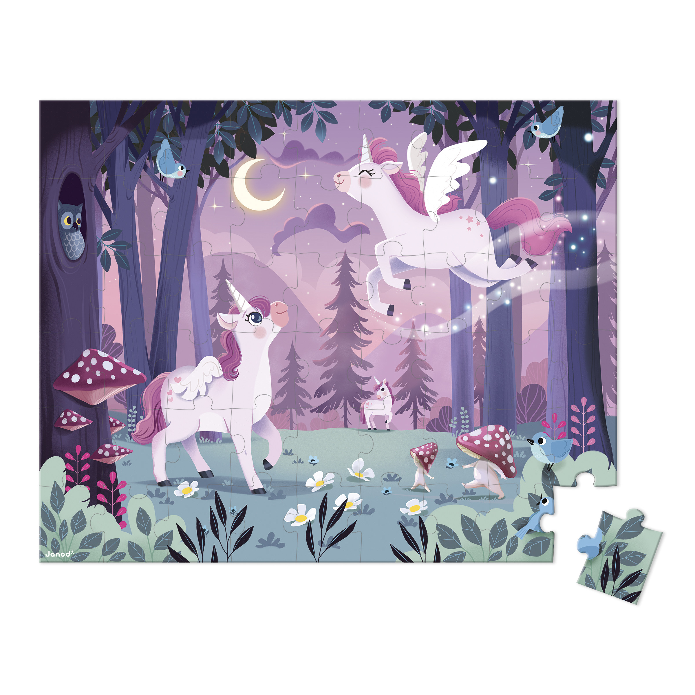 puzzle-licorne-54-pieces-janod-2