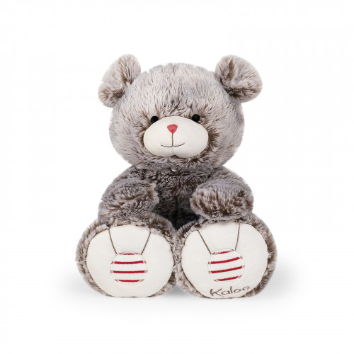 peluche-ours-gris-prestige-38-cm