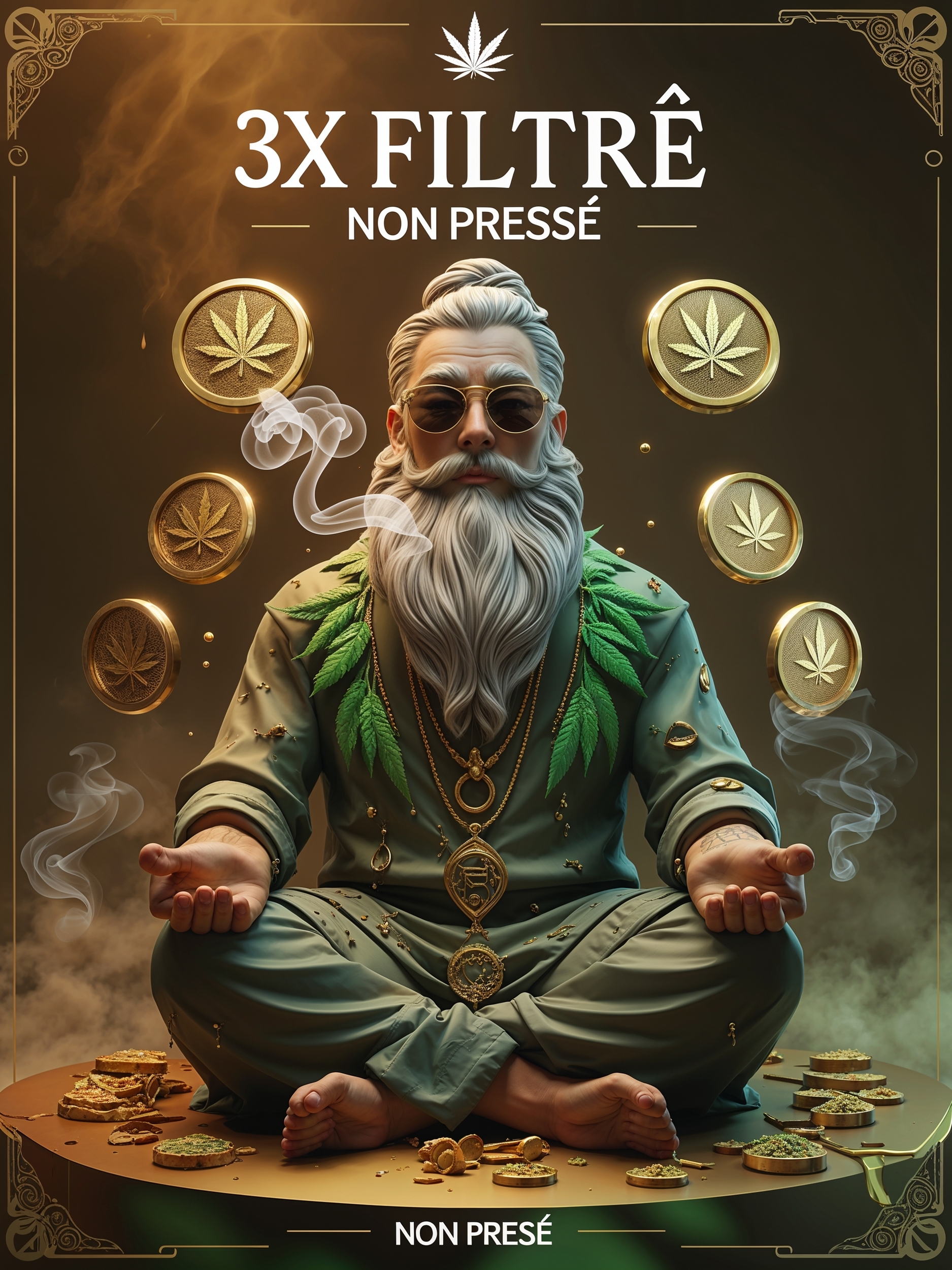 Leonardo_Phoenix_10_3Dstyle_product_label_for_premium_hashish_0